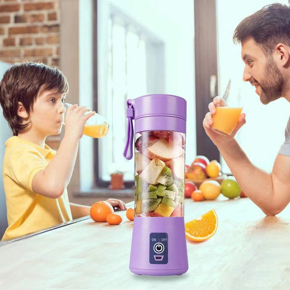 Portable Mini Blender with 6 Blades for Smoothies