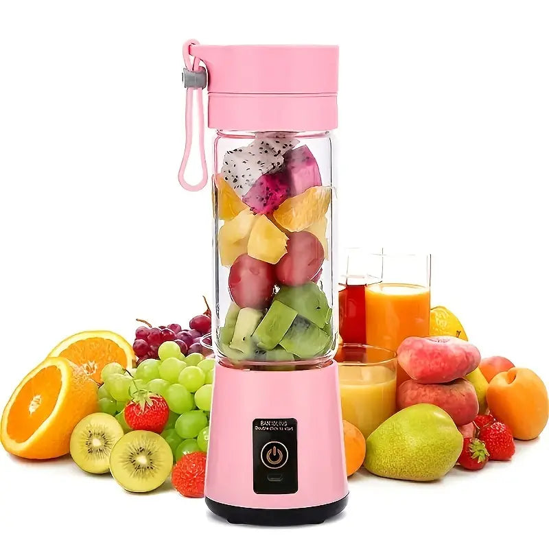 Portable Mini Blender with 6 Blades for Smoothies